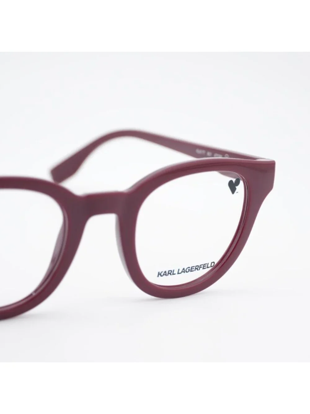 Karl Lagerfeld KL6177 601 Eyeglasses Burgundy 47mm Round Frame